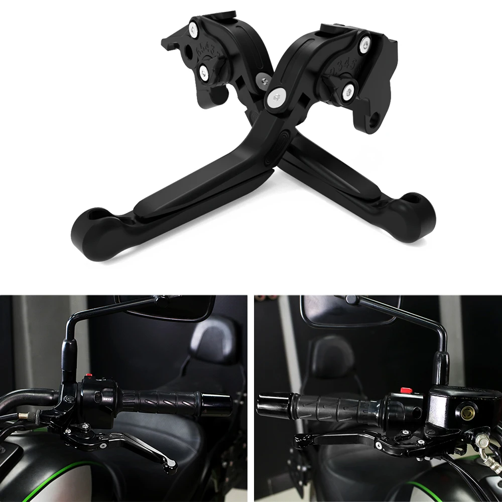 

Motorcycle Brake Clutch Levers Fit For Kawasaki Z750R 2011-2012 ZX-10R 2006-2015 ZX-6R 2007-2018 Adjustable Foldable Extendable