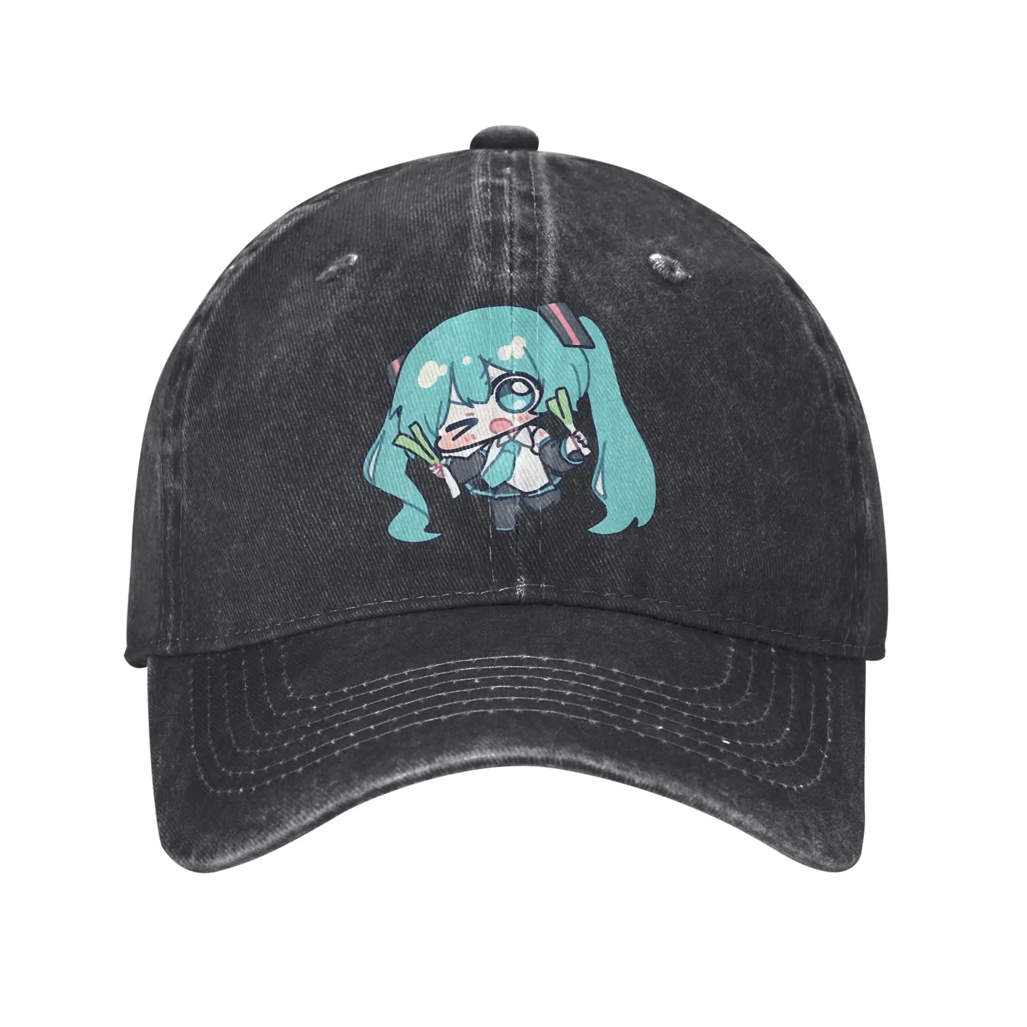 bones-casuais-hatsune-miku-vocaloid-para-homens-e-mulheres-bone-snapback-de-denim-desgastado-ajustavel-para-uso-ao-ar-livre