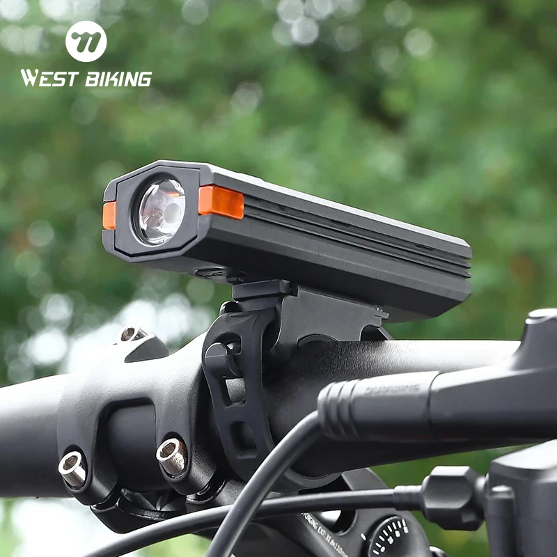 WEST BIKING Bicycle Headlights 400 Lumens Type-c Charging MTB Road Bike Front Lights Portable High Brightness Bike Headlights