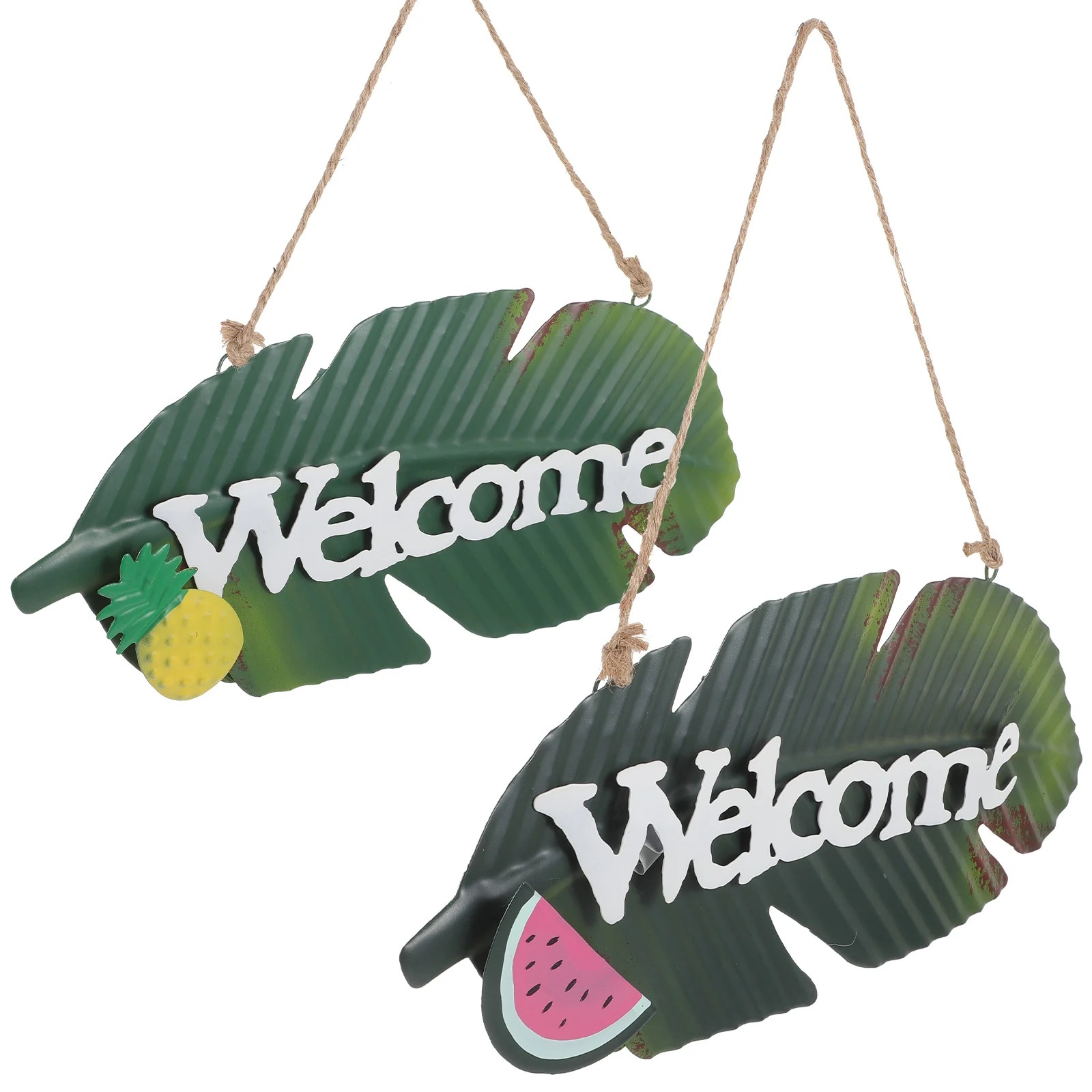 

Hawaii Welcome Pineapple Hanging Hawaii Party Decoration Decor Front Door Beach House Party Decoration Festive Theme