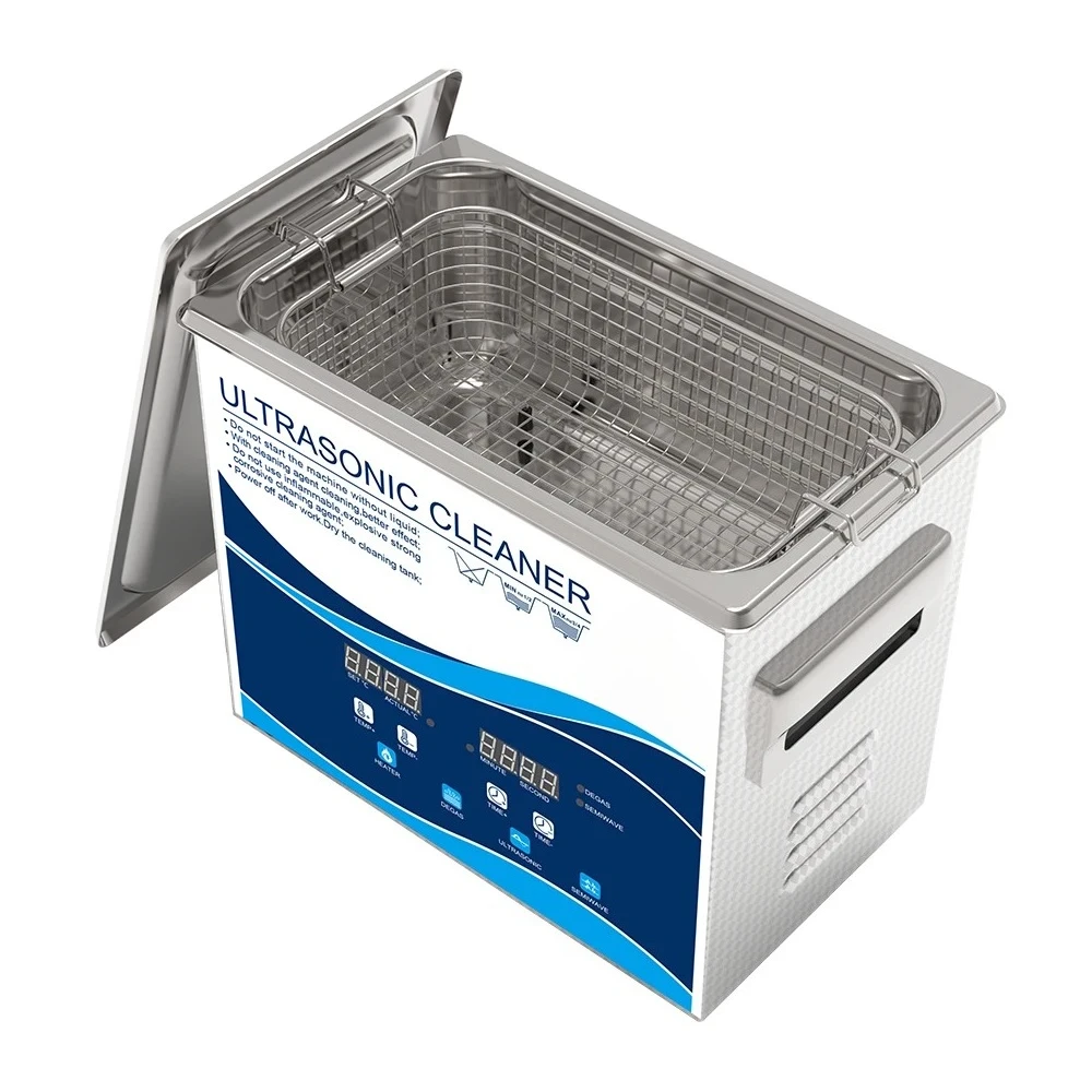 Granbo GS0303 Ultrasonic Cleaner 3.2L 180W, Digital Timer Heater, for Tools & Jewelry