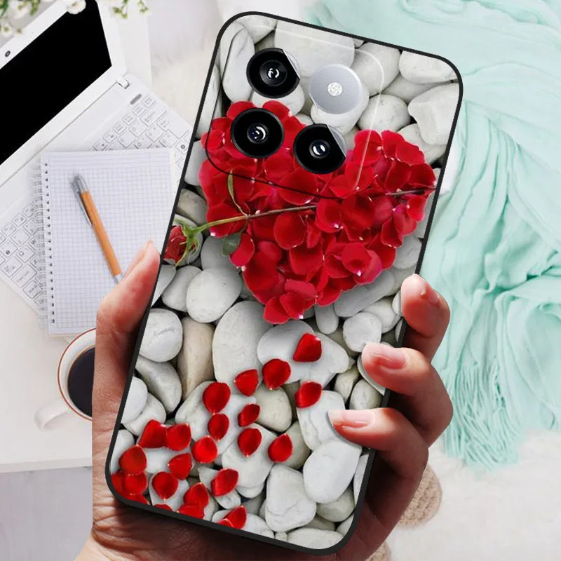 For Xiaomi 14 Pro Case Marble Phone Cover Soft Silicone Shockproof TPU Funda For Xiaomi 14 Capa 14Pro Cute Printing Protection