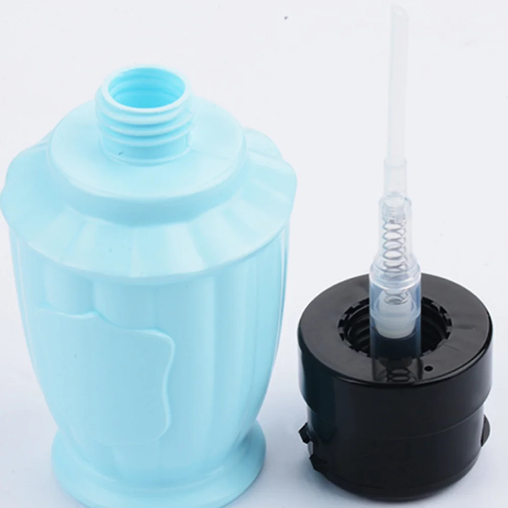 3Pcs Nail Polish Remover Pumping Bottle Leakproof Lockable Press Dispenser Portable Subpackage Liquid Storage Bottle