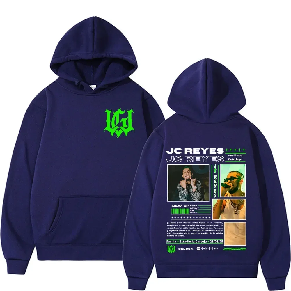 Customization Rapper Jc Reyes Music Album Tour 2025 Graphic Sweatshirts Men Women Harajuku Vintage Trending Pullovers Casual Hoo