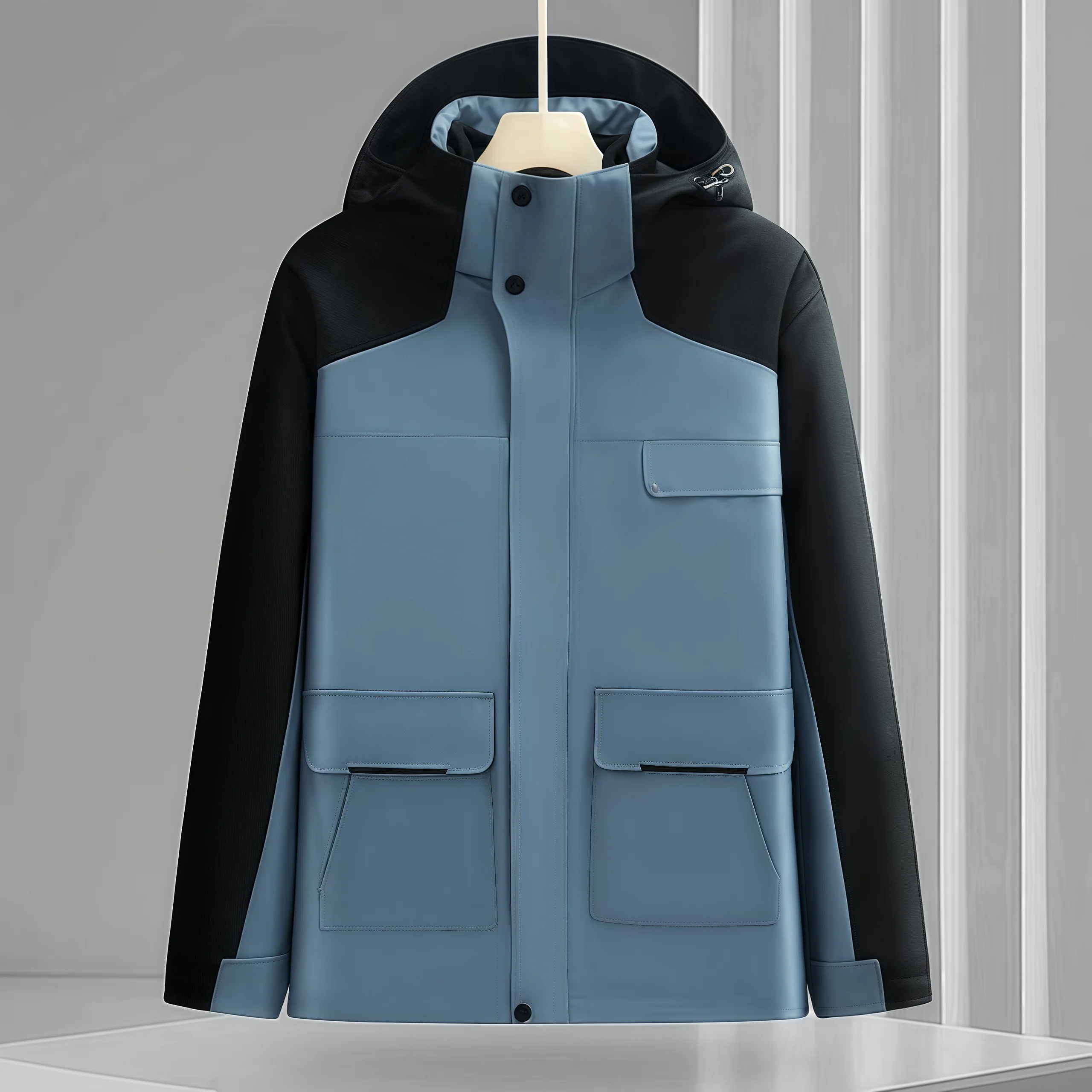 Cortavientos con capucha inter - Outdoor Adventure Windbreaker reseña y precio
