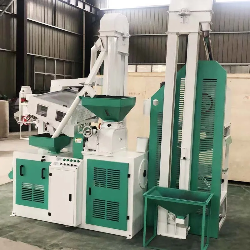 

[Best-selling] Factory Price Rice Milling Machine Combined Rice 400-500kg/hour Fully Automatic Multi-functional Rice Mill
