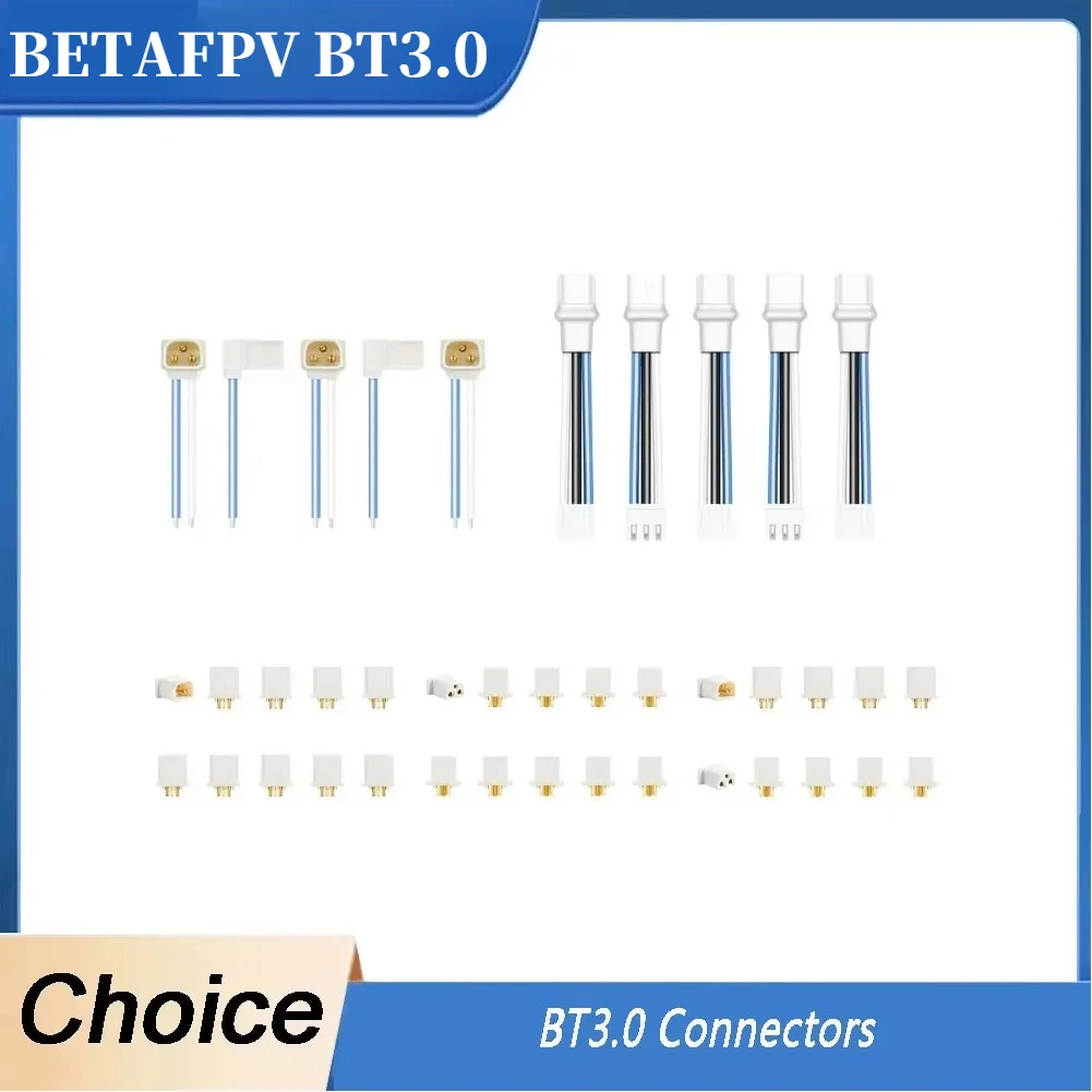 BETAFPV BT3.0 2S Battery Balance Charger Connector, 3-pin, No Balance Head Design, Ultra-Light 1.28g, Suitable for 2S Drones