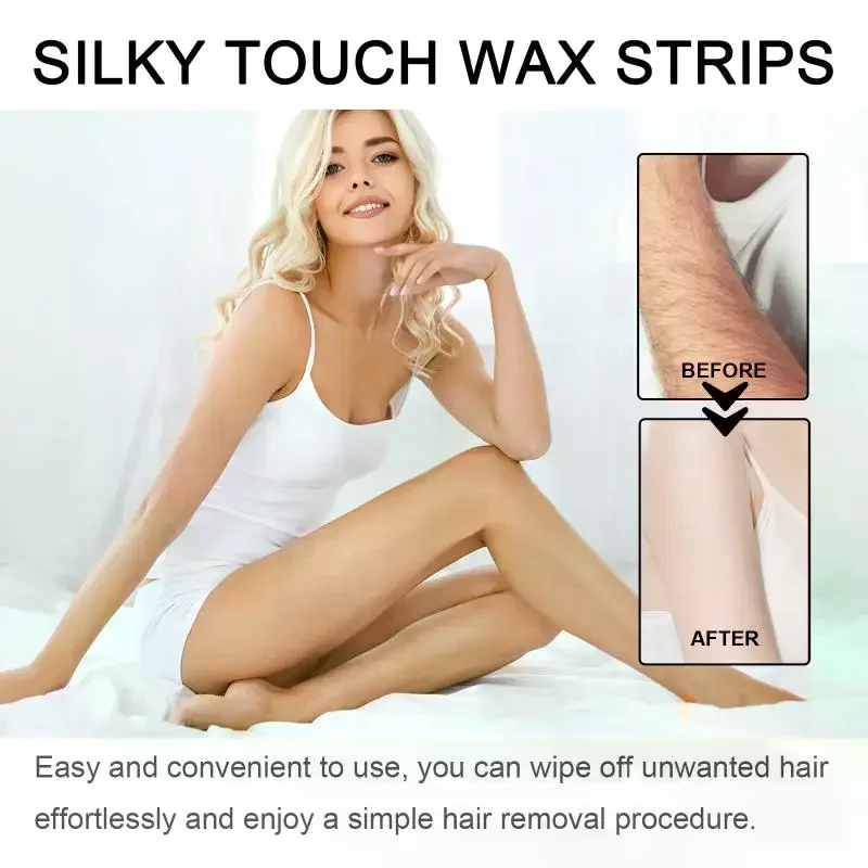 

Hair Removal Wax Strips Professional Mild Nonwoven Body Depilation For Face Legs Bikini Underarm Arm Summer Epilator Beauty Tool
