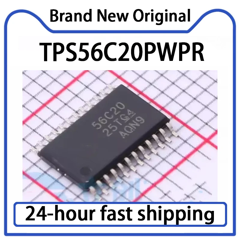 1PCS New TPS56C20PWPR 56C20 HTSSOP-24 DC-DC Power ChipOriginal