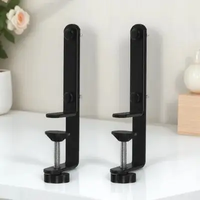 2 قطعة حامل Pegboard لسطح المكتب متعدد الوظائف موفر للمساحة منظم من الفولاذ الكربوني سهل التركيب لمكتب ألعاب المكتب