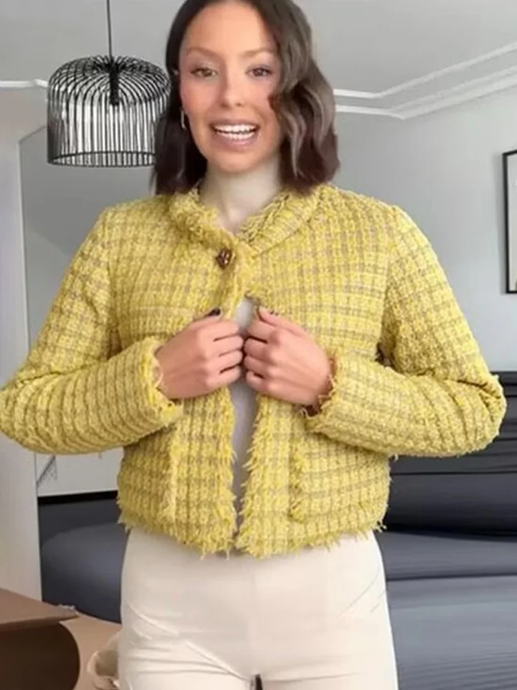 

HH женские осенние модные однотонные однобортные пальто с длинными рукавами и карманами женские двухцветные повседневные куртки High Street