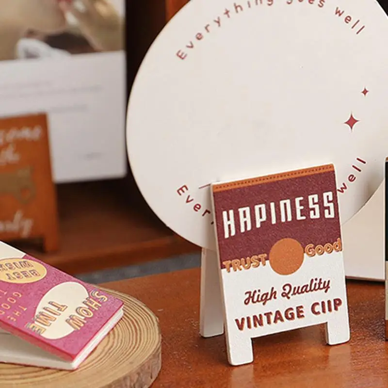 Pemegang kartu Desktop kartu pesan Desktop pemegang catatan klip multi-fungsi desain alat dekorasi untuk sekolah kantor pesta dan