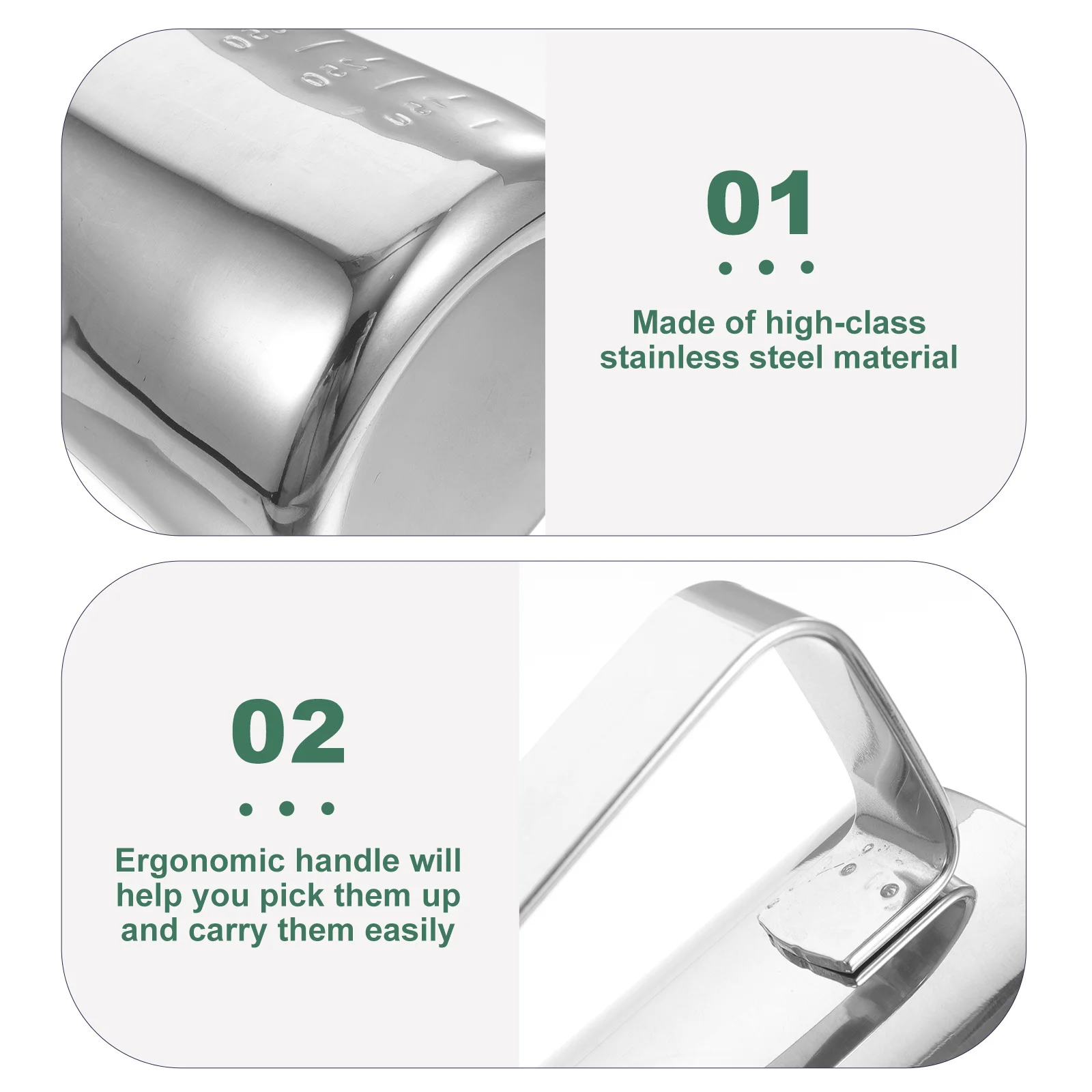 

Milk Frothing Pitcher Stainless Steel Milk Jug Cup Practical Coffee Frother for Latte Cappuccino Art Frothing Pitcher