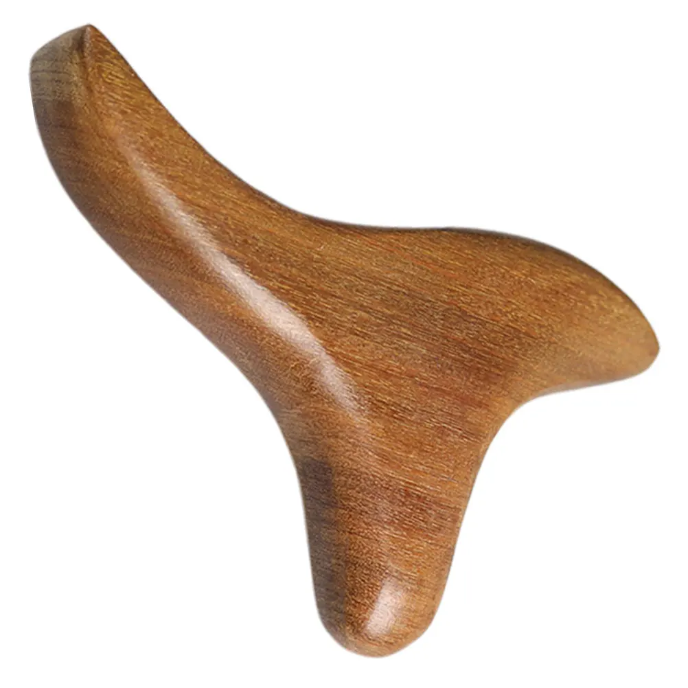 

Golden Sandalwood Massage Stick Multifunctional Wood Therapy Tool For Acupressure Gua Sha Foot Body Neck Relief Portable