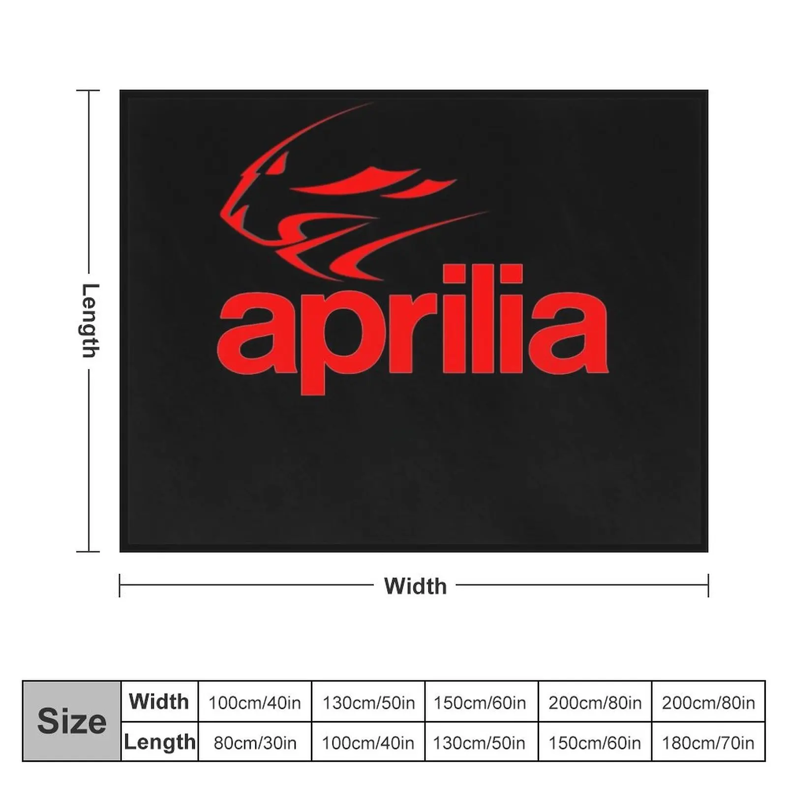 Aprilia Motorcycle Throw Blanket Hair Moving Blankets