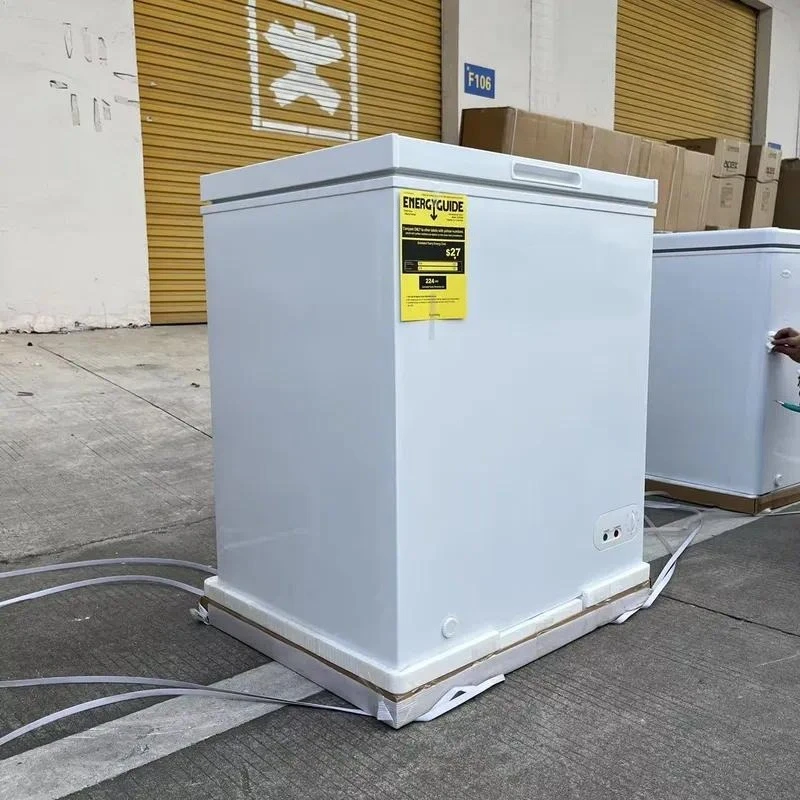 for 150 Liters White Commercial Supermarket Hotel Large Capacity Freezer Top Open Direct Cooling Fixed Frequency