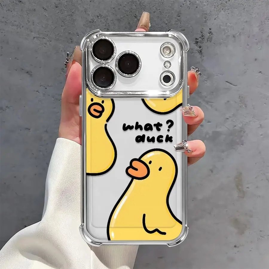 Phone Cover Case for Apple iPhone 17 Pro Max 13 17e 16e 12 Plus 15 16 Pro 11 14 Air Cute Duck Cartoon view 6