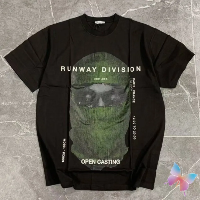 

Green Knitted Face Mask Portrait IHNOMUHNIT Tshirts High Quality Cotton Short Sleeve T-shirt Casual Loose Men Women Top Tees