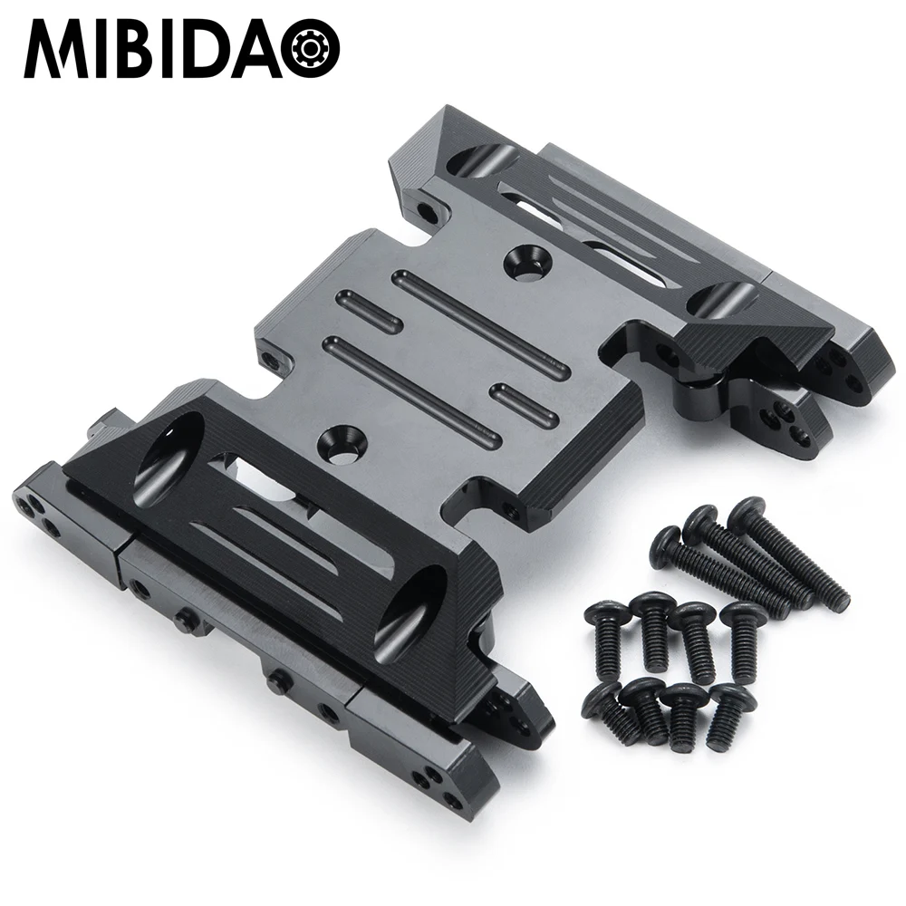 MIBIDAO Aluminum Base Plate Pull Code for Axial SCX10 III Early Bronco Wrangler Gladiator 1/10 RC Crawler Car Upgrade Parts