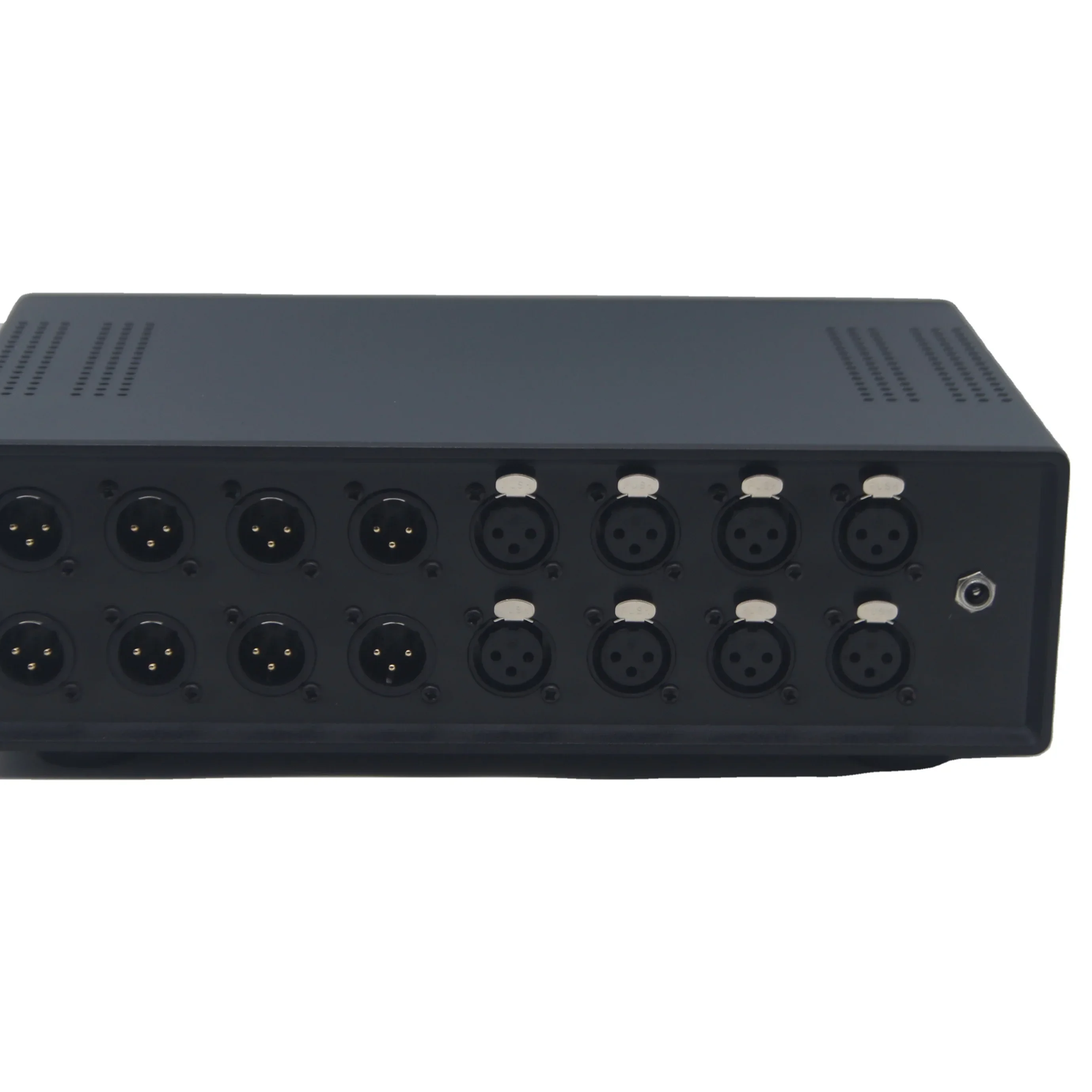 New 4 In 4 Out XLR Balanced Stereo Audio Switcher Passive Mixer Sound Splitter