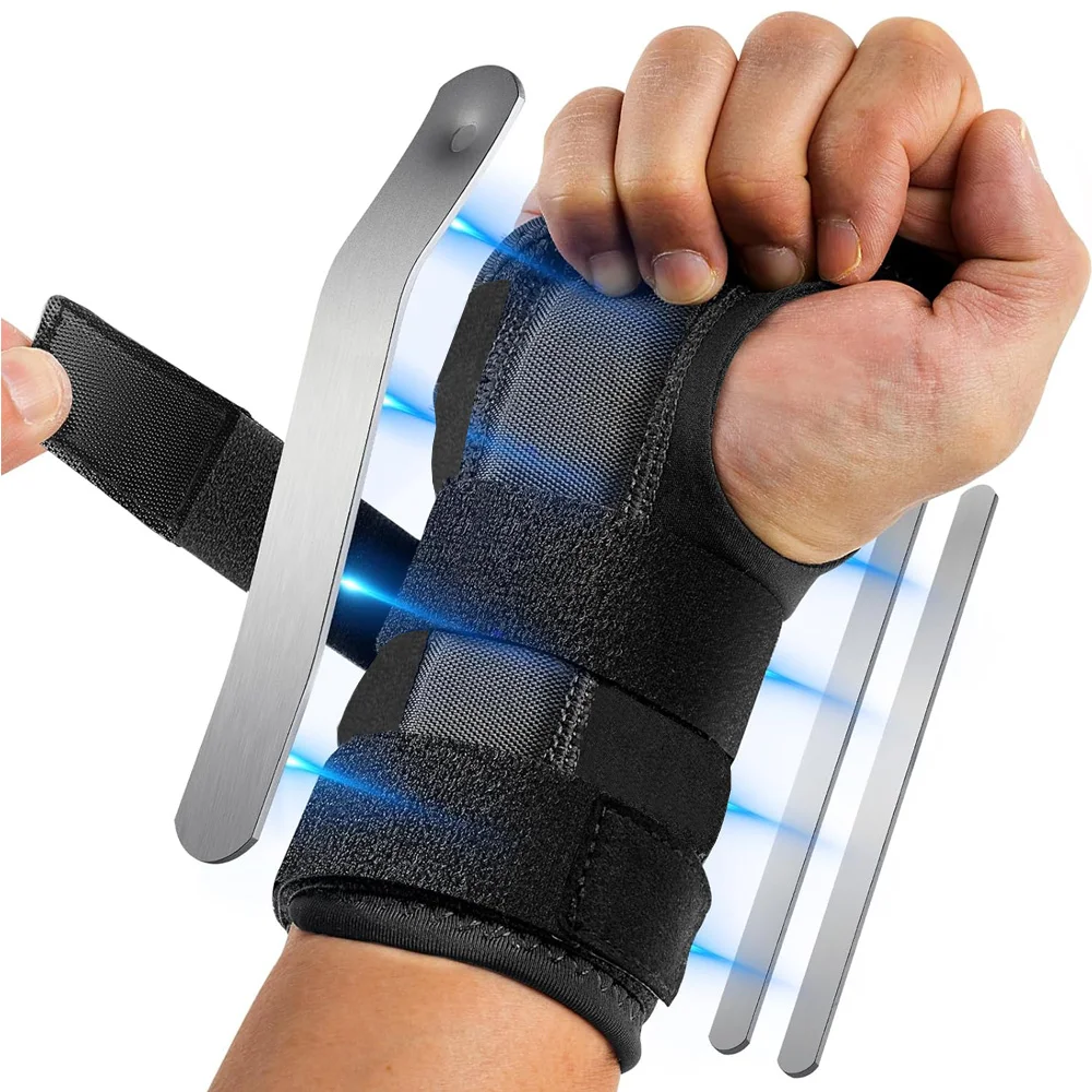 Adjustable Wrist Support Brace, Breathable Wrist Wrap With Dual Fastening Straps For Men Women Daily Work, Sports & House Chores