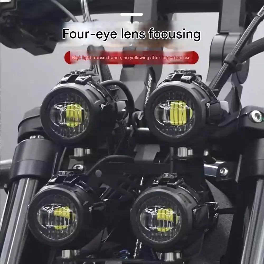 For Benda Dark Flag 500 Darkflag 500 V4 Black Flag 500 modified retro predator headlight assembly LED high and low beam super br