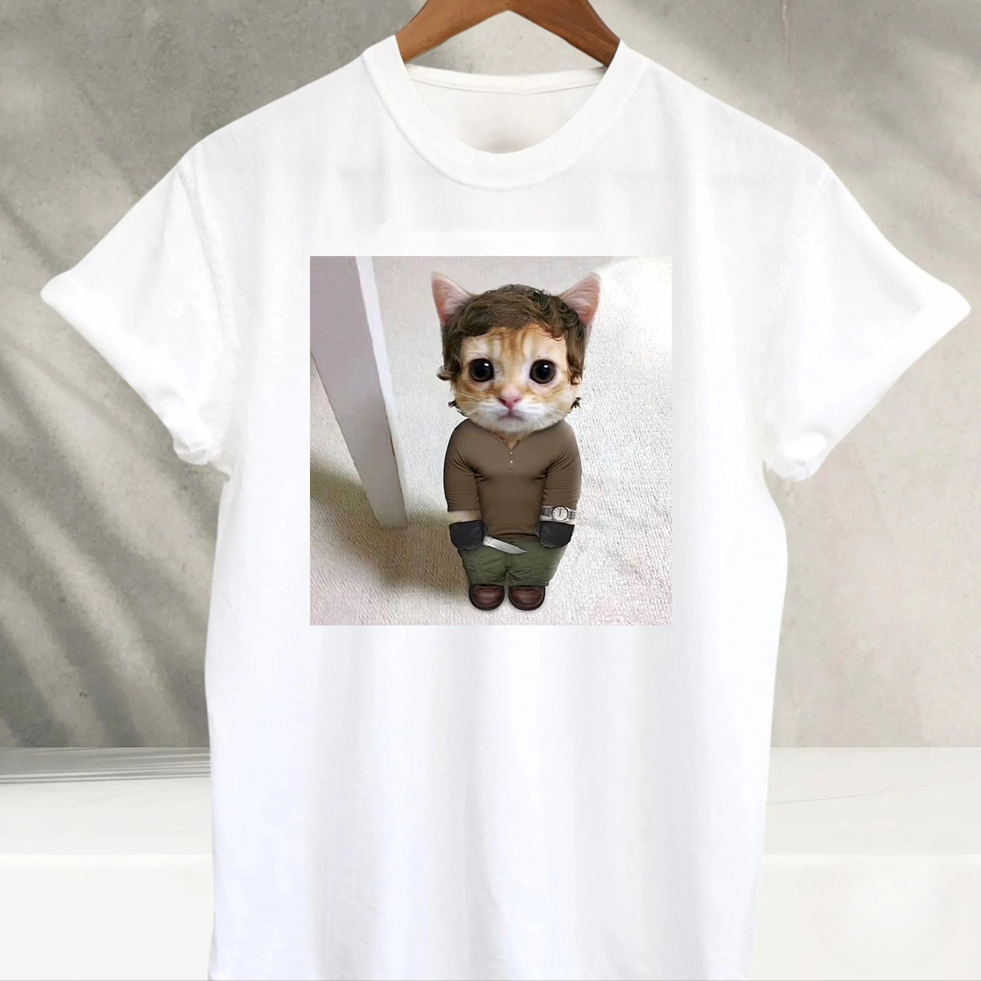 New Men Cotton T-shirt Dexter Morgan T-shirt Prue Cotton Unisex T-shirt Funny Cat T-shirt Unique Design Oversize Unseix Top