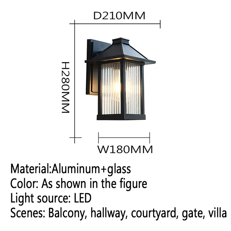 GISELLE Contemporary LED Outdoor Wall Lamps Electric Simplicity Waterproof Balcony Hallway Courtyard Villa Gate Hotel