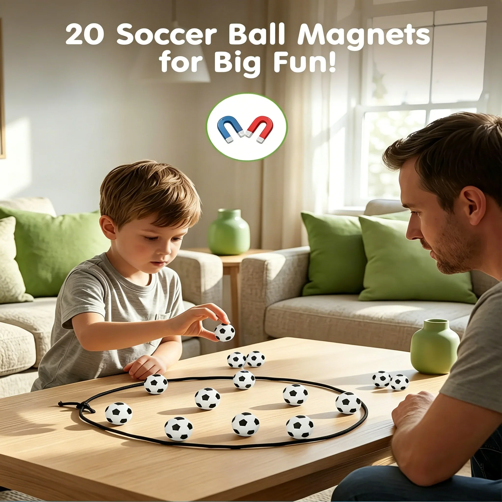 Party Games Magnetic Soccer Game Interactive Magnet Board Strategy Football Game for Family Kids Adults Quality Longest 3.4cm