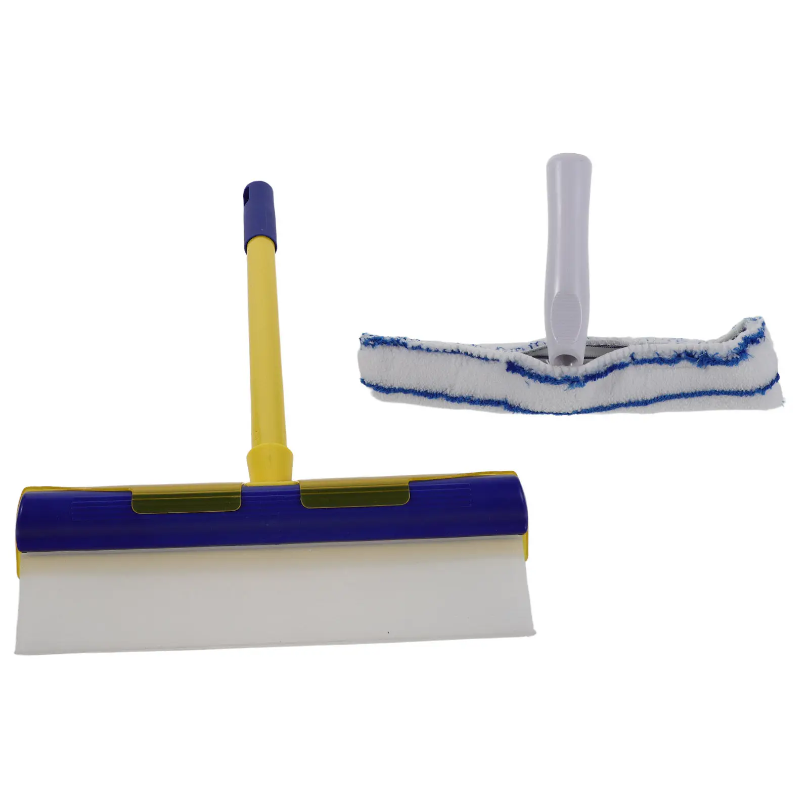 2Pcs Car Cleaning Mop Microfiber Scrubber Kit Large Window Squeegee Cloths for Vehicle Interior Detailing Auto Glass Cleaner