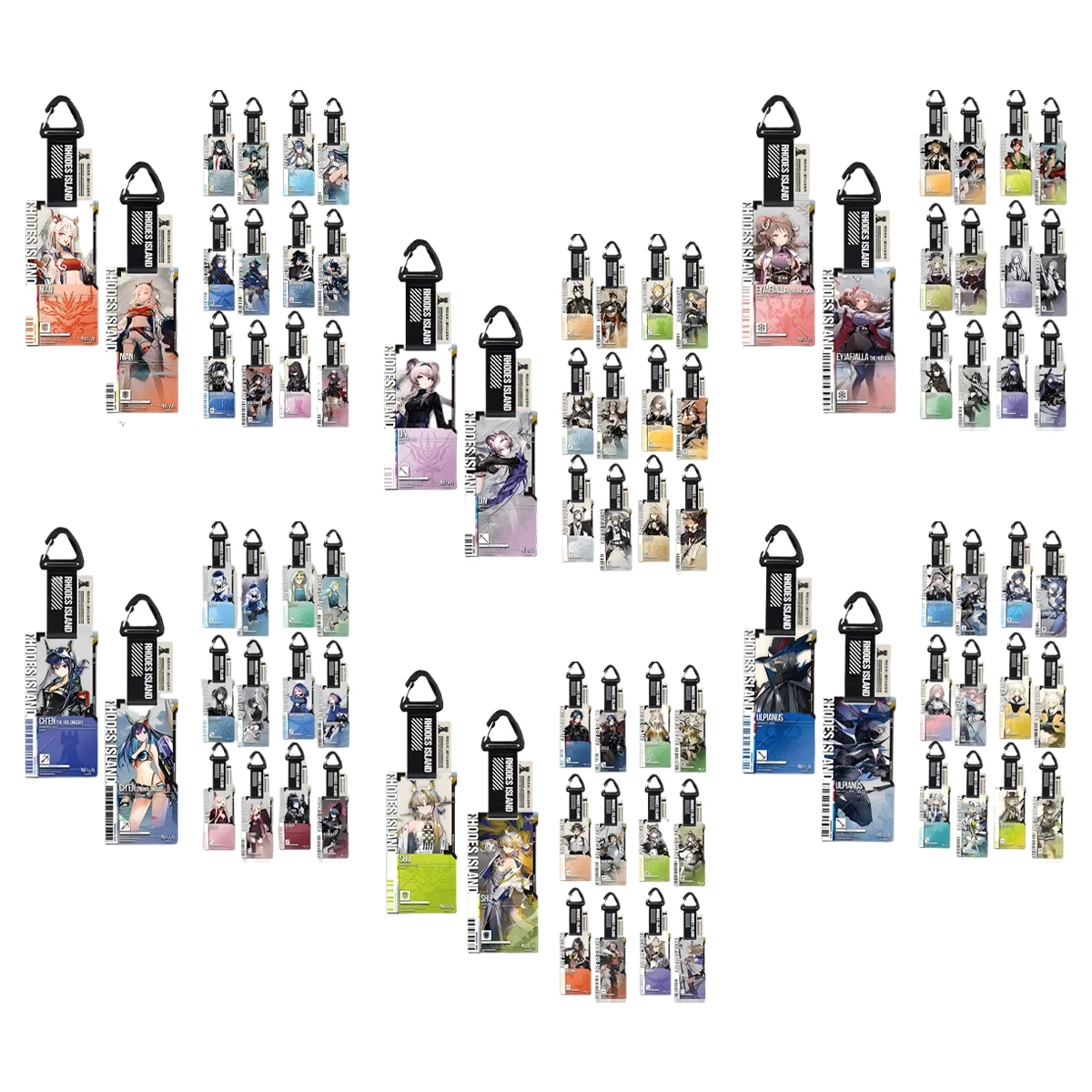 Sunsyea Arknights Official Merch Original Authentic Collection Acrylic Keychain Set 14 Pieces 36.0 40.0 41.0 45.0 - Detail 1