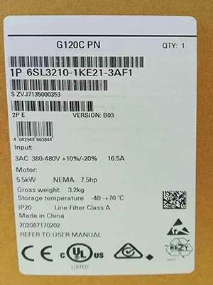 1PCS Module 6SL3 210-1KE21-3AF1 Inverter 6SL3210-1KE21-3AF1 New In Box