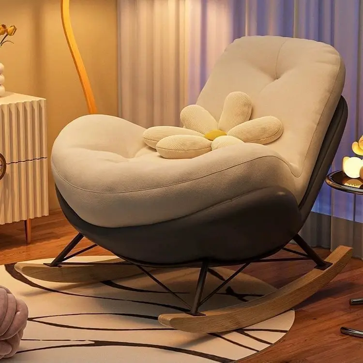 PYJ recliner household lazy sofa chair single living room balcony simple and comfortable leisure