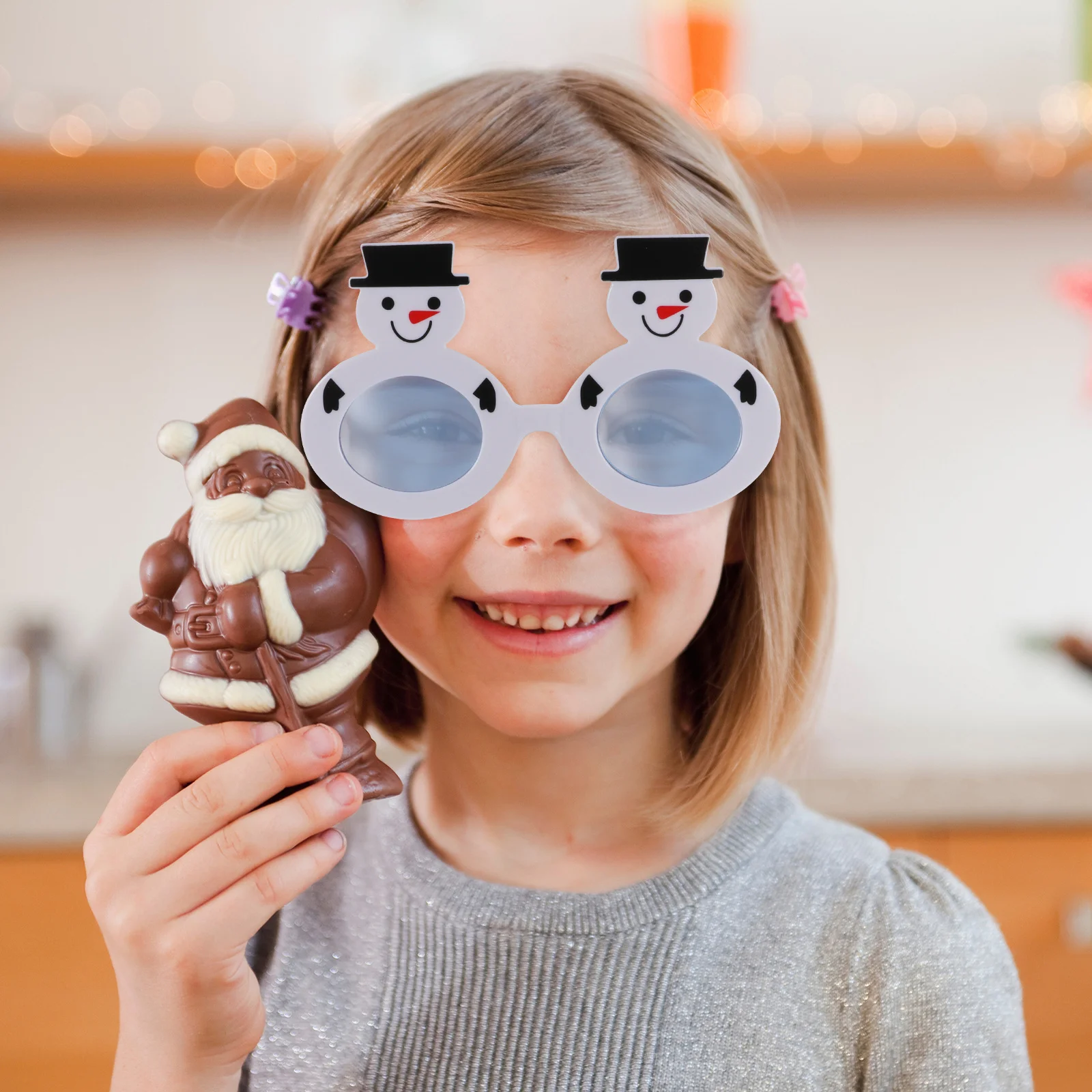 

1Set Christmas Decoration Glasses Frames Premium Material Comfortable Unique Design Party Eyeglasses Fun Photography Props