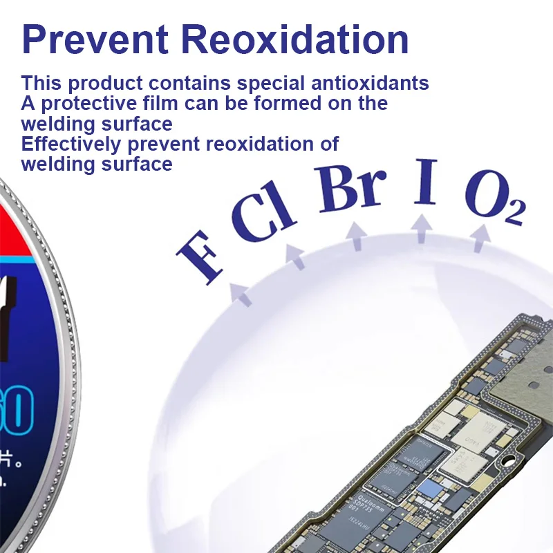 MECHANIC Q60 Q80 Powerful Oxidized Layer Removal Welding Flux Stainless Steel Battery Nickel Sheet Repair Soldering  Paste