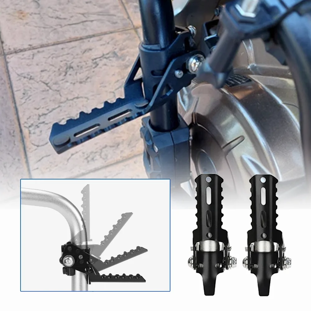 

Sitting Relax Footrest Long Trip For BMW R1200GS 1250GS Universal 22-25mm Bumper Motorcycle Accessories Foldable Highway Footpeg