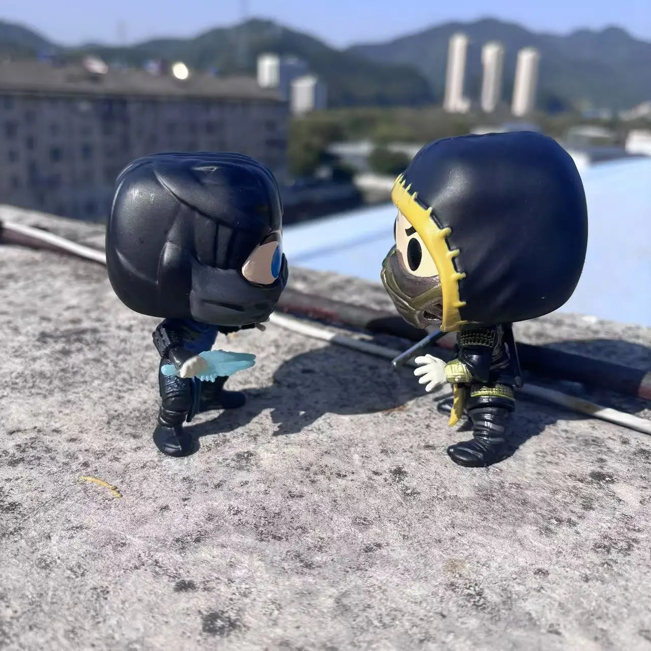 Mortal Kombat Sub-Zero Scorpion Figure mignon vinyle Collection modèle jouets