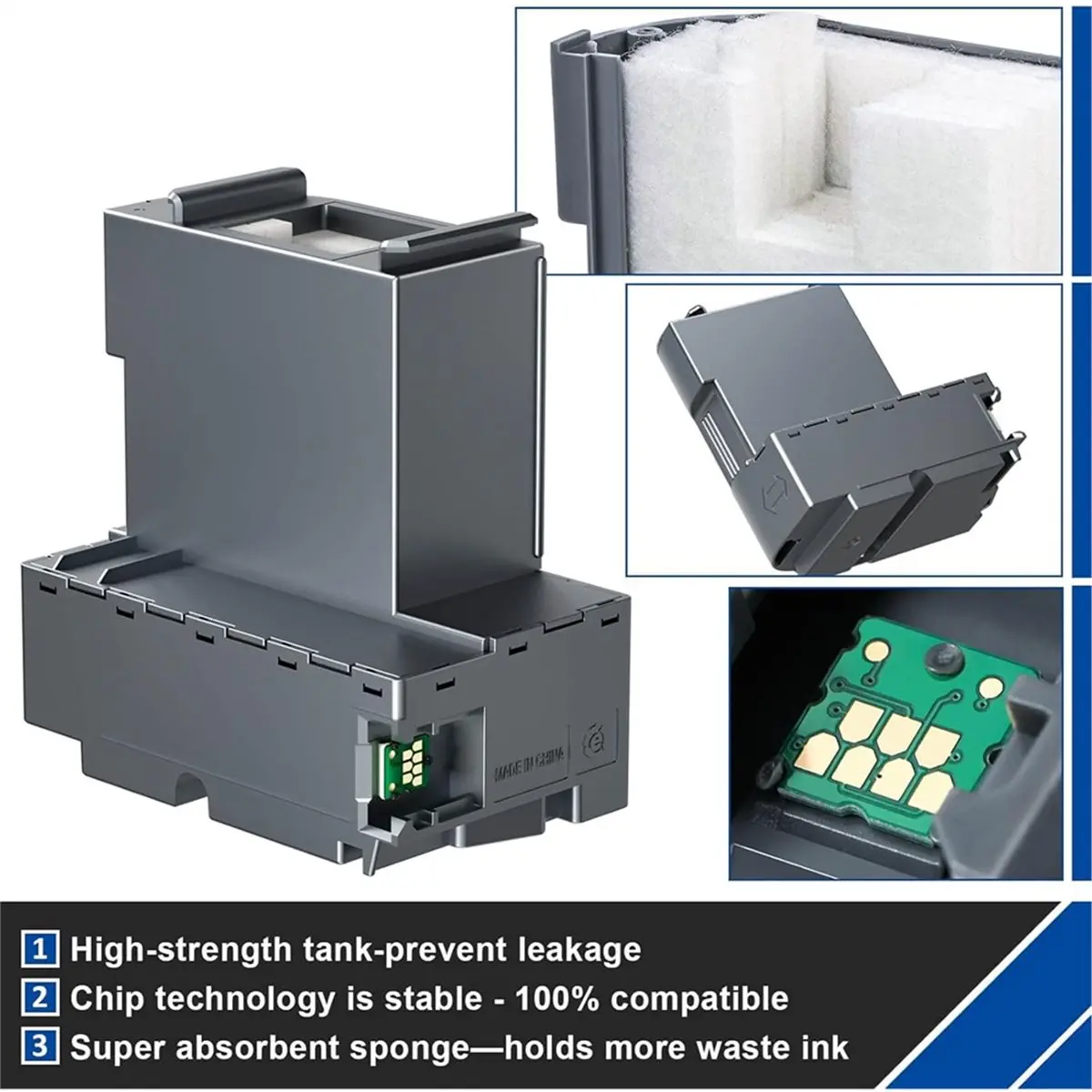 AA14 2pack E-04D1 Ink Maintenance Box Replacement for ET-15000 ET-4750 ET-4850 ET-3760 ET-4760 ET-3850 ET-3750 ET-3710