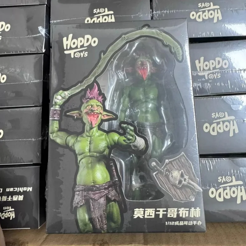 

In Stock Authentic Hopdo Toys Mohawk Goblin 1/12 Scale Articulated Action Figure Fashion Trendy Collectible Display