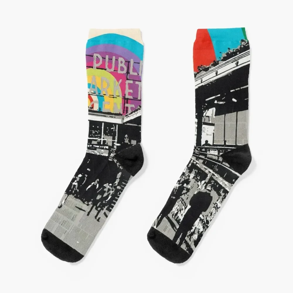 

Pike Place Socks FASHION fashionable Man Socks Women's