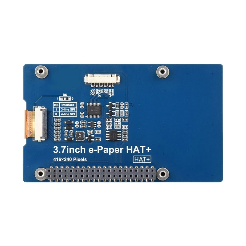 3.7inch E-Paper Display Module 416x240 Red-Yellow-Black-White for ESP32 STM32 Module Version-ABVP