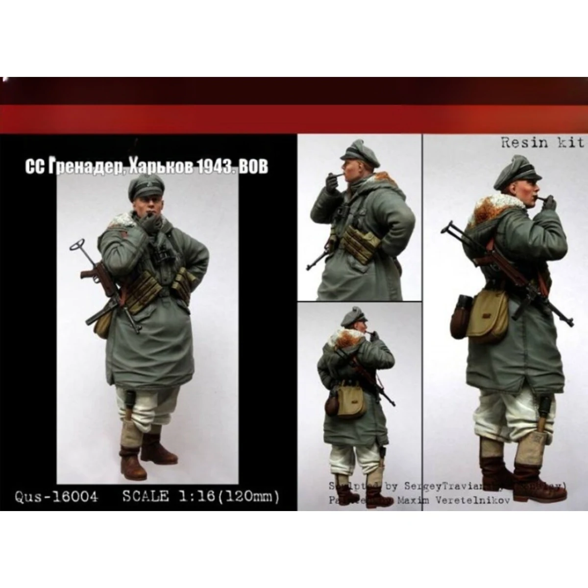 

1/16 resin soldier model GK - Military theme - Unassembled and unpainted DIY kit 969R