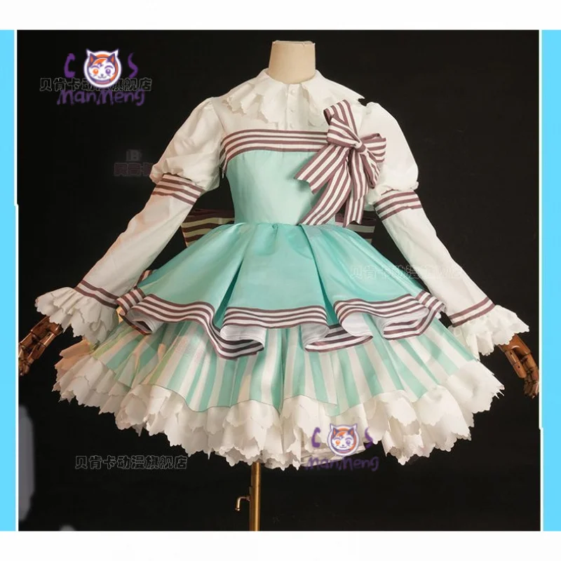 

Аниме Card Captor Kinomoto Sakura Косплей Костюм Мятное Шоколадное Платье Хэллоуин Карнавал Девушка Сладкая Лолита Аксессуары Комплект Опора