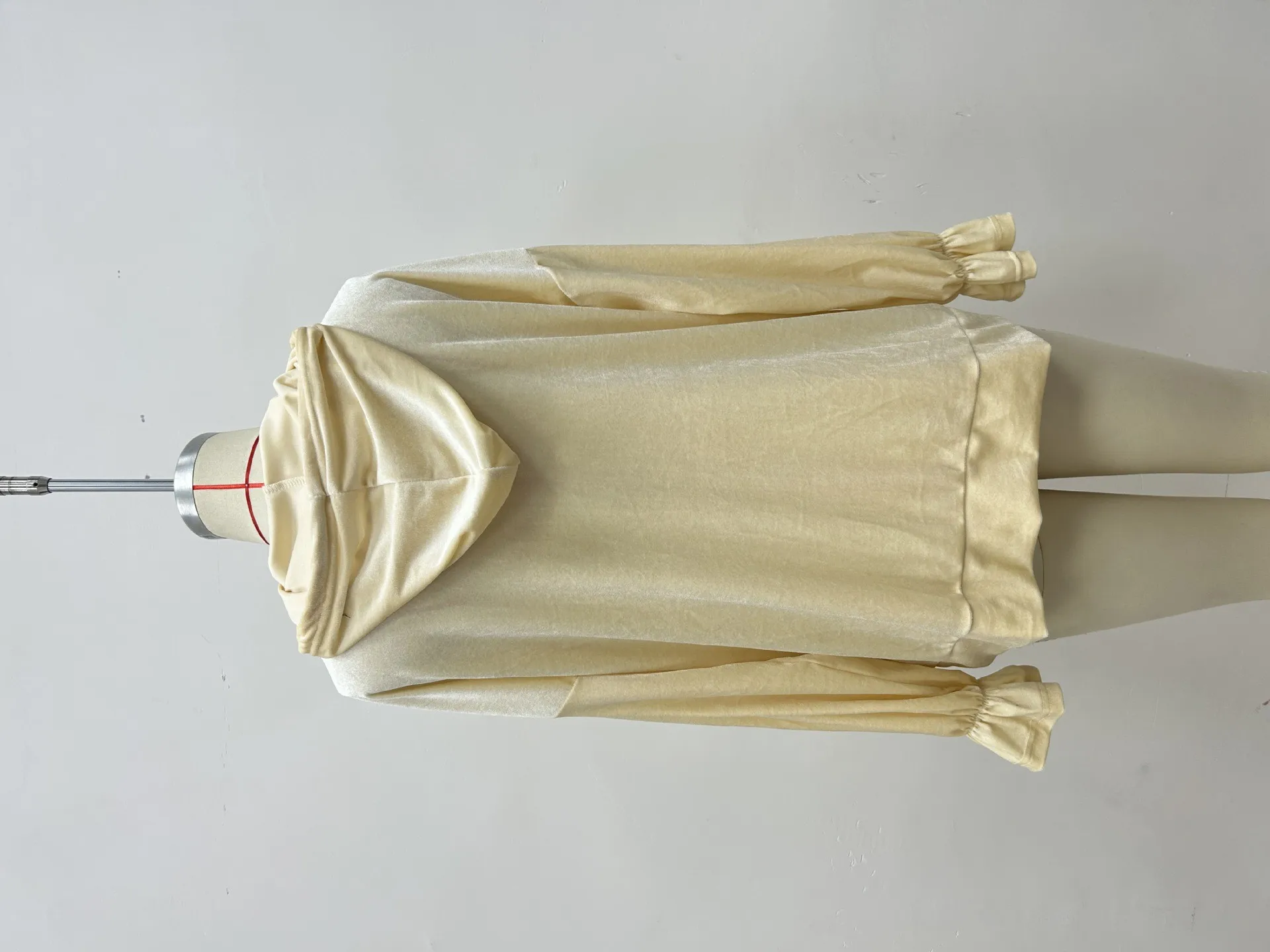 Hooded Hoodie No Pattern Irregular Fit Casual with Hooded Sweatshirt Japanese Korean Casual Regular Length Pullover Women Hoodie