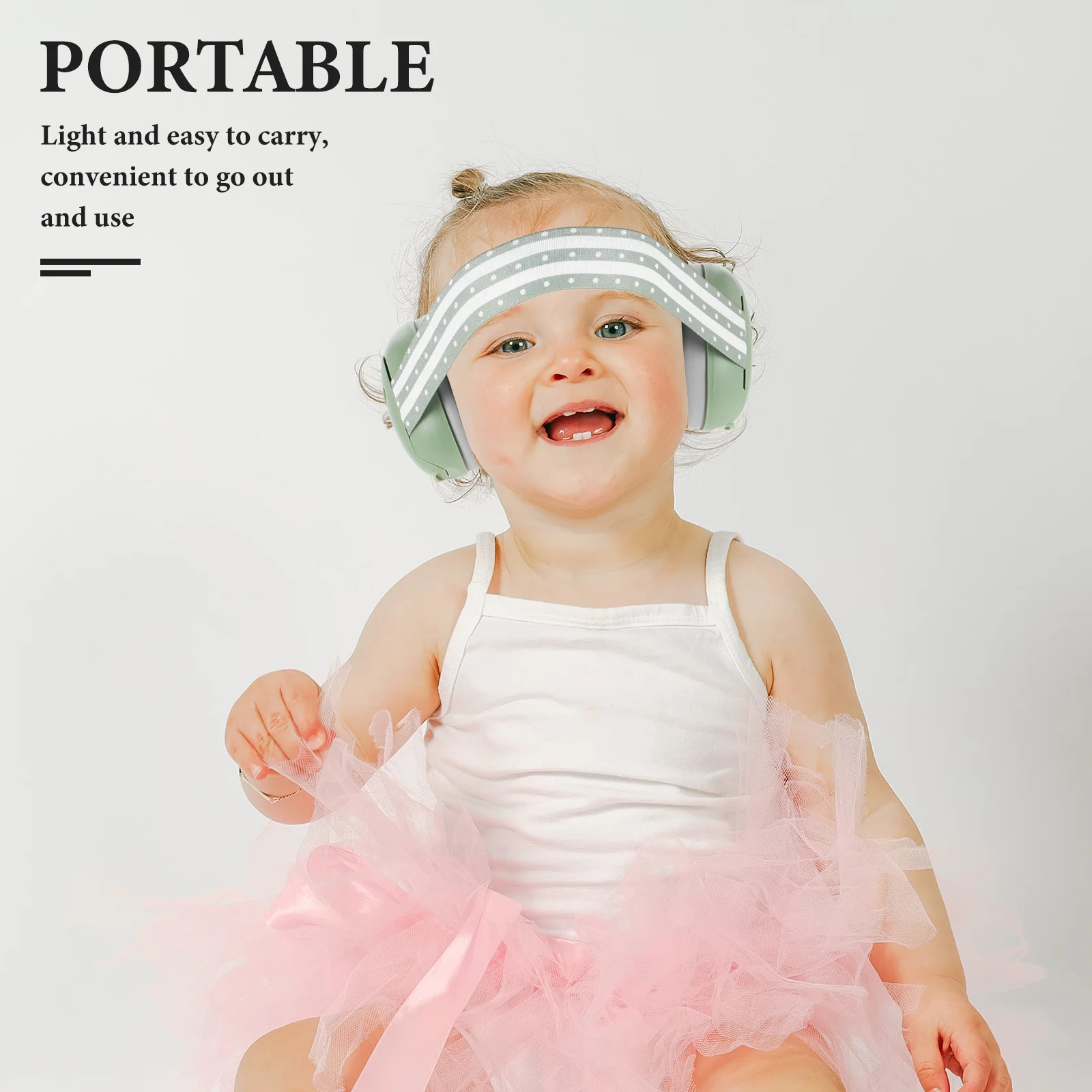 أغطية أذن بخاصية إلغاء الضوضاء لسماعات الرأس للرضع، ناعمة وغير مهيجة، مثالية للسفر المنزلي، بيئات صاخبة #5