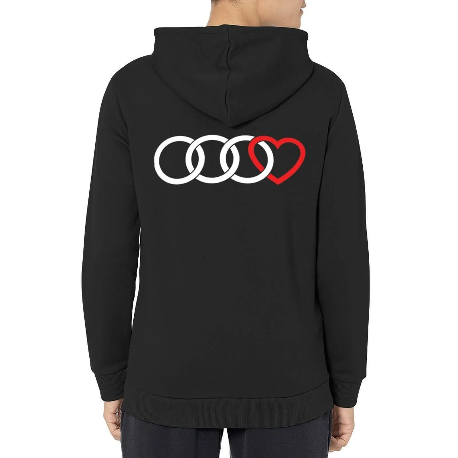 

3 Rings + Heart (White) Car Fan Gift Hoodie autumn aesthetic clothing winter clothes hoodie oversize