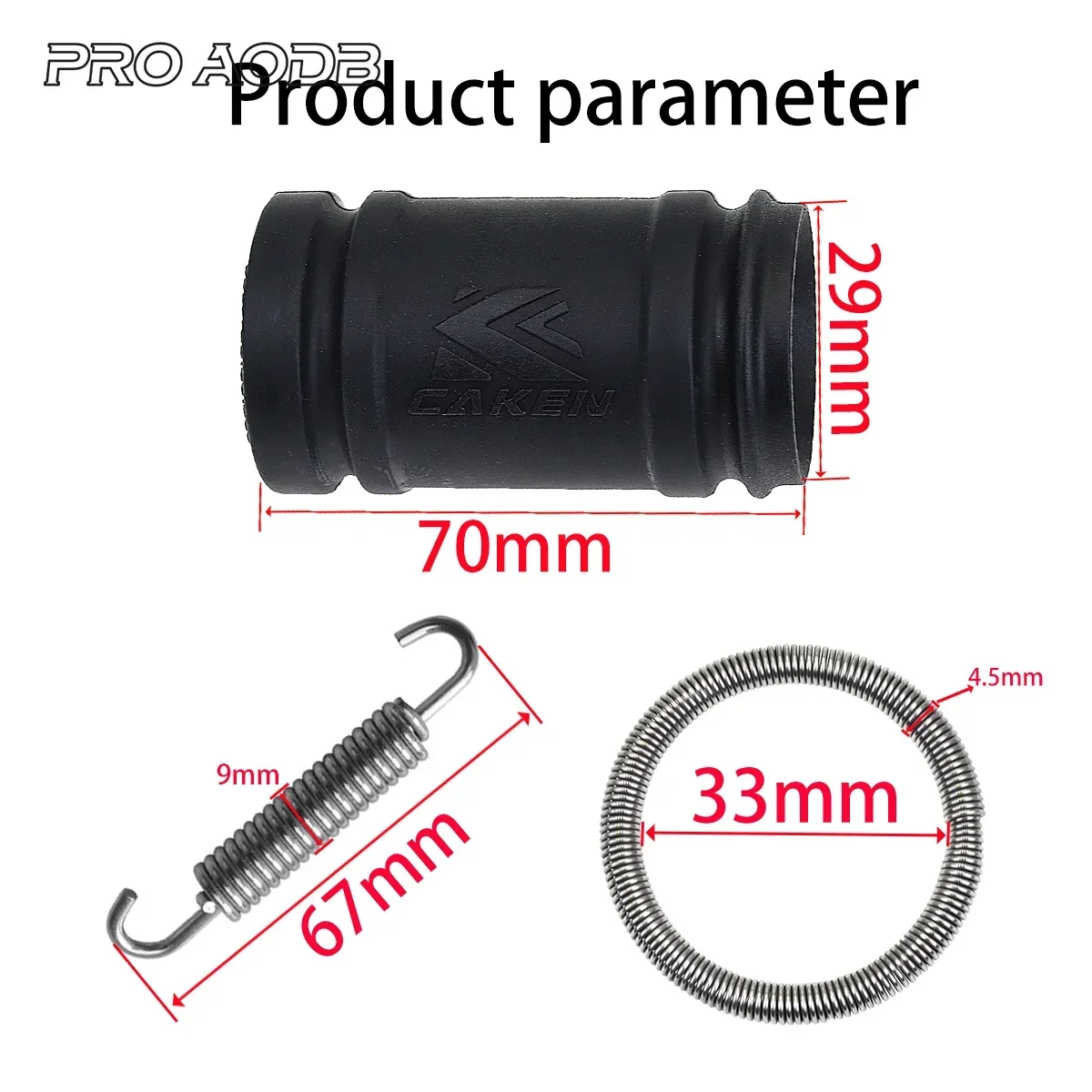 2024 2-Stroke Motorcycle Exhaust Silencer Tailpipe Rubber Seal Gasket Sleeve Hose For KTM SX XC XCW EXC HUSQVARNA TE TC GASGAS