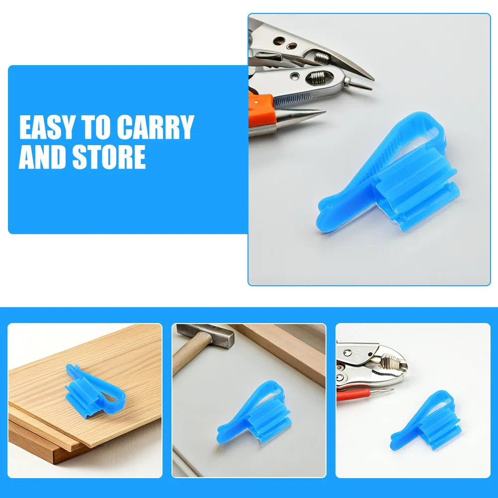 4Pcs Pipe Clamps Multi-Function Plastic Hose Clamp Water Pipe Automotive Fuel Transfer Fixed Clip Durable Hose Holder