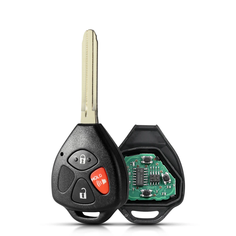 KEYYOU Remote Car Key For Toyota Scion Yaris 2005-2010 312Mhz 4D67 Chip MOZB41TG 3 Buttons