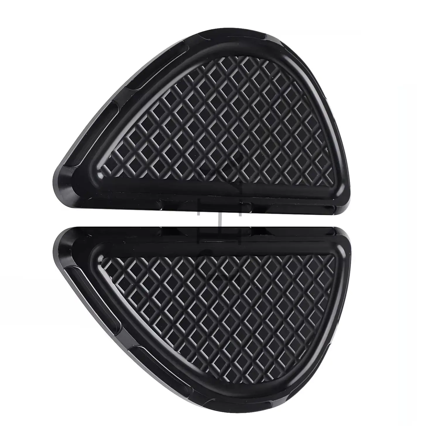 

Black/Chrome Motorcycle Rear Passenger Footpegs Floorboard For Harley Touring Electra Street Glide FLHR FLHRC Road King 1993-Up